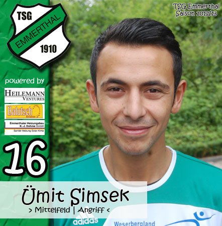 Uemit Simsek TSG Emmerthal III Saison 2012-13