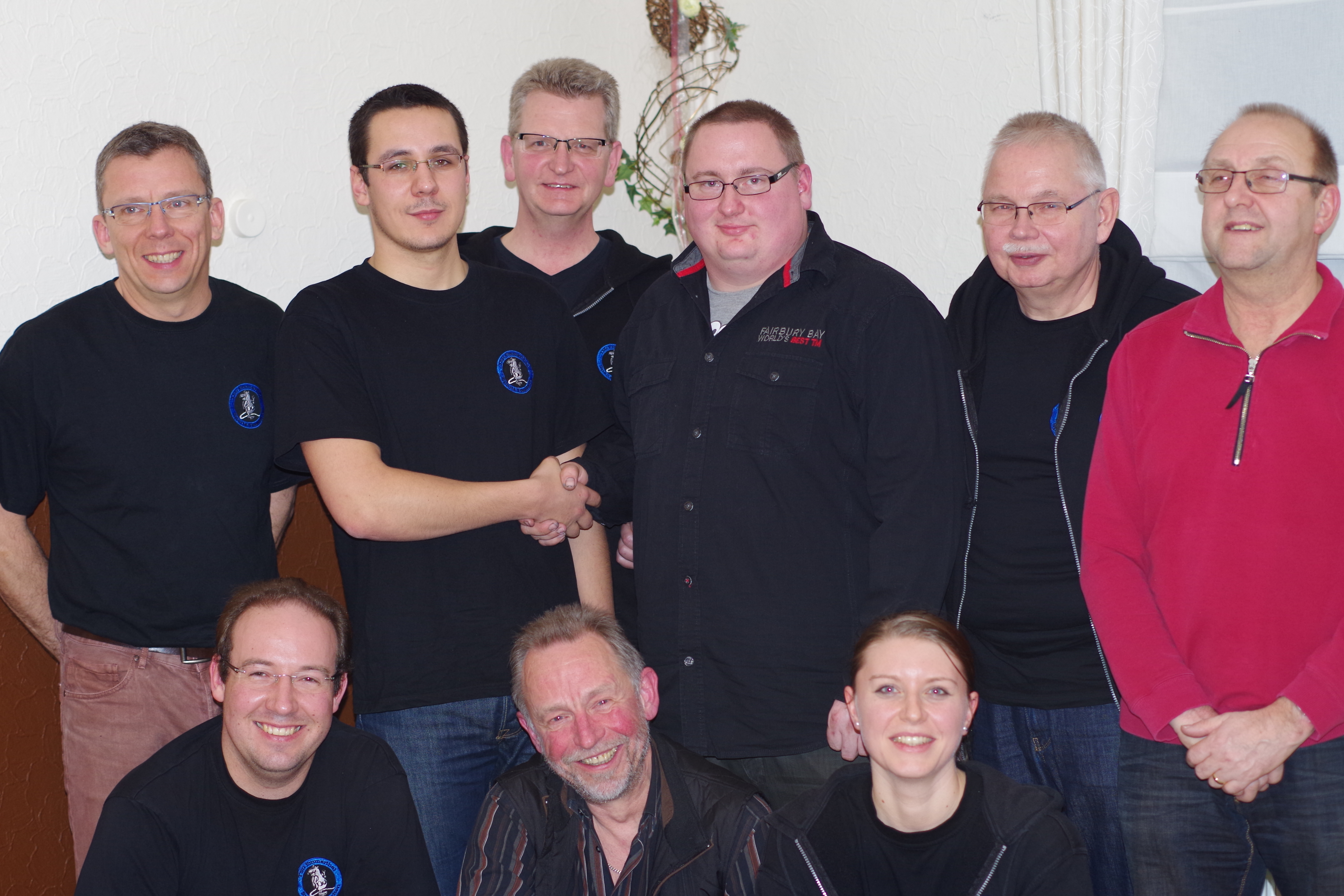 Gruppenbild Vorstand JHV 2014 Tauchen