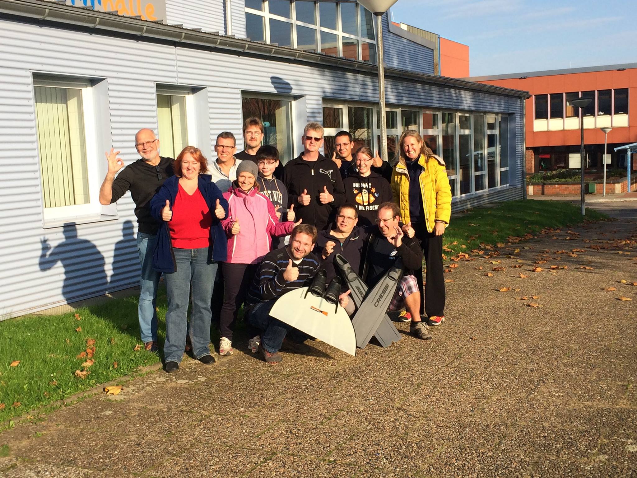 Gruppenfoto SK Apnoe Salzhemmendorf 2014