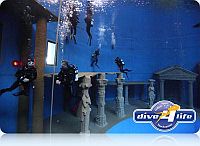 Innenansicht vom Tauchturm