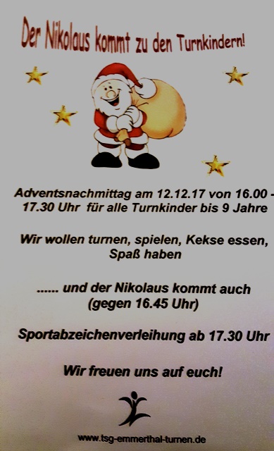Adventsnachmittag  TSG Emmerthal
