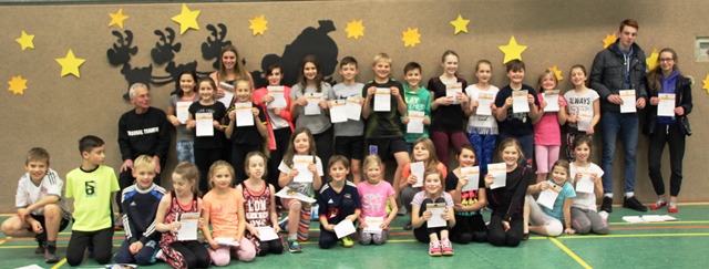 Sportabzeichenverleihung Kinder TSG Emmerthal Sportabzeichenverleihung Kinder TSG Emmerthal