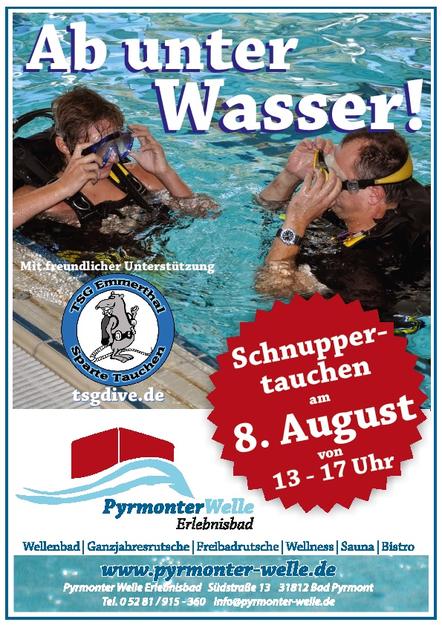 Schnuppertauchen Pyrmonter Welle 2015