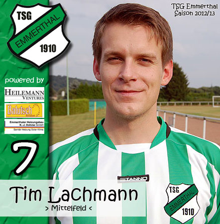 Tim Lachmann TSG Emmerthal III Saison 2012-13