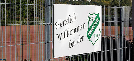 Schild Bezirkssportanlage TSG Emmerthal 