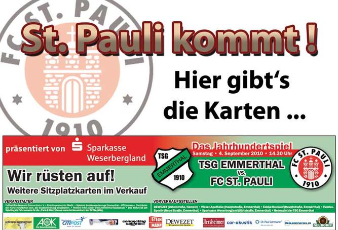 Jahrhundertspiel FC St Pauli TSG Emmerthal